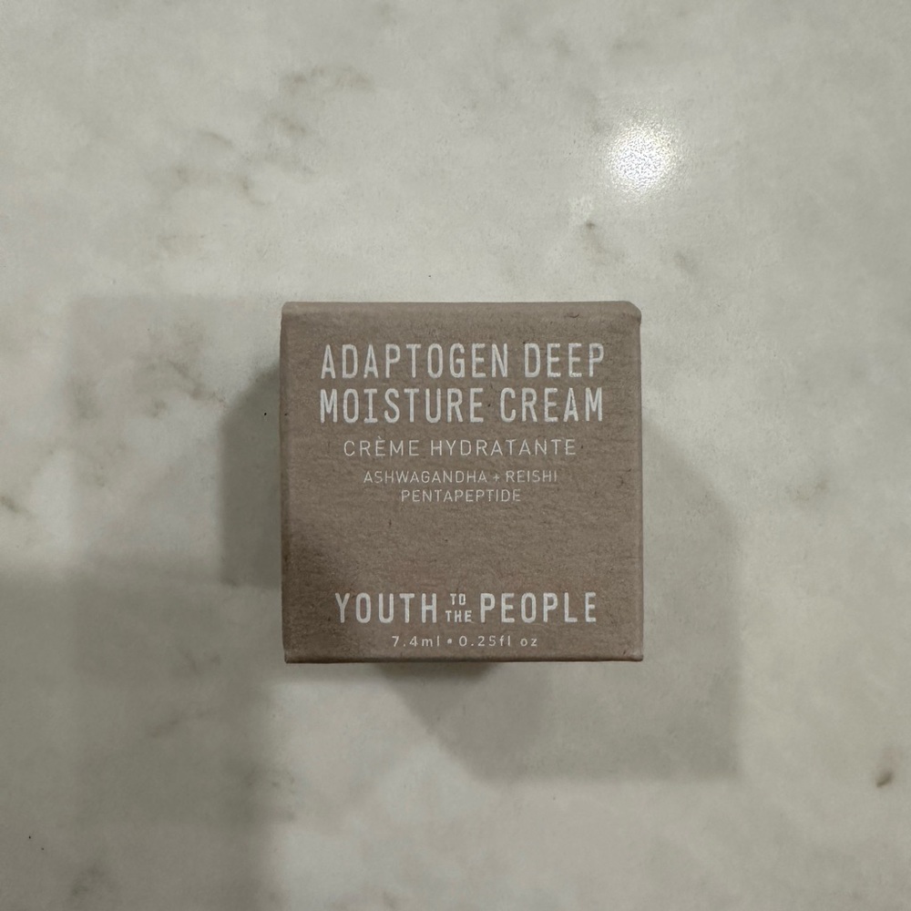 Youth to the People Adaptogen Deep Moisture Cream 0.25 Oz New in Box